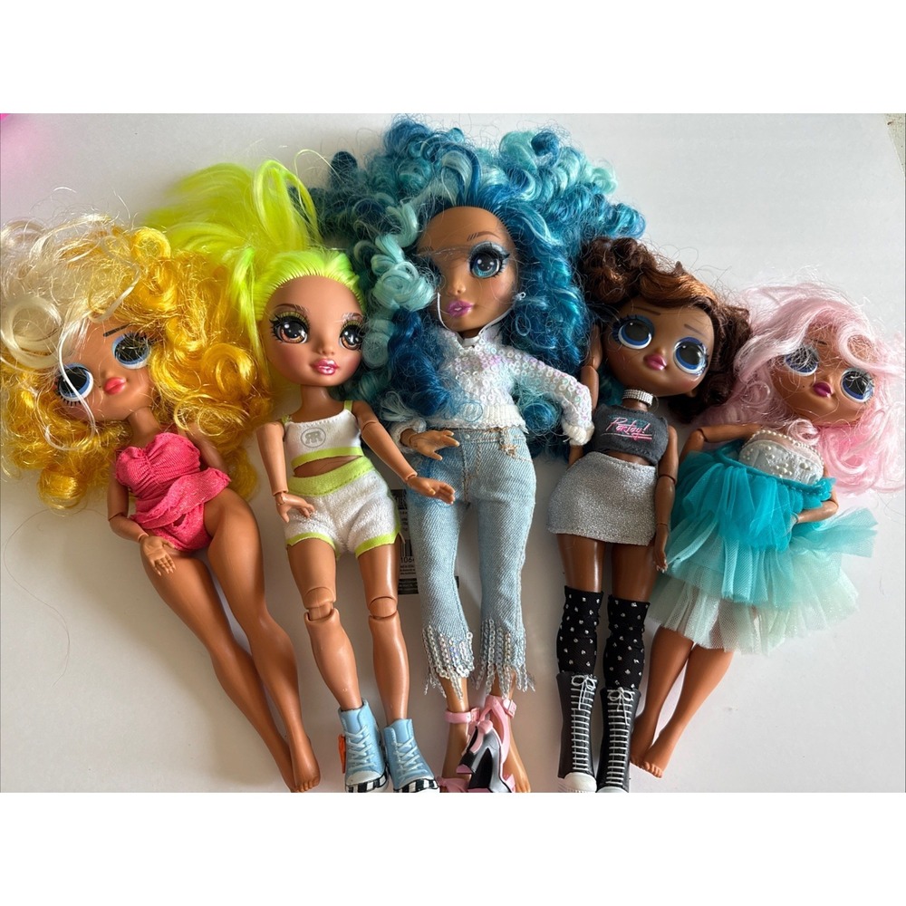 LOL Surprise OMG Fashion Doll Bundle MGA‎ Toys Dressed Rainbow High